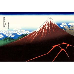富嶽三十六景『山下白雨』<br>葛飾北斎