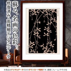 『連翹』玄圃瑤華 <br>伊藤若冲