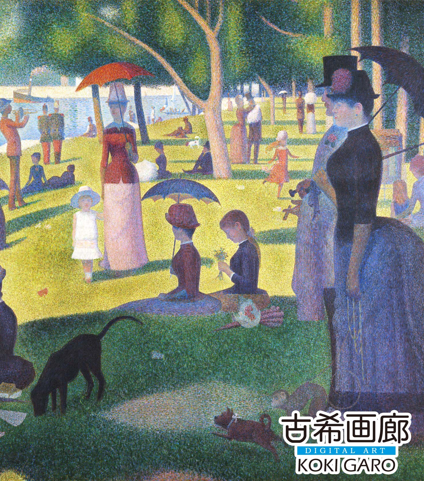 【アートポスター】『グランド・ジャット島の日曜日の午後』スーラ - 画像 (2)